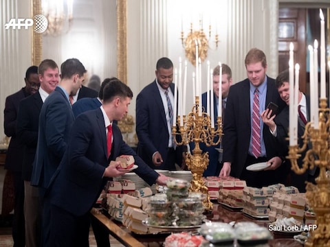 PICTURES: Donald Trump Orders McDonald's For Dinner At White House