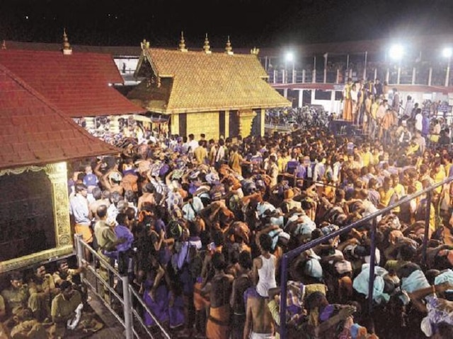 Violent protests at Sabarimala Temple after 2 women attempt entry into Lord Ayyappa shrine Tension builds up at Sabarimala Temple after 2 women attempt entry into Lord Ayyappa shrine