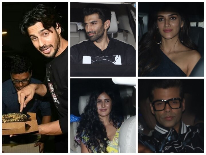 Sidharth Malhotra Birthday Bash: Katrina Kaif, Karan Johar, Jacqueline Fernandez, Aditya Roy Kapur & other celebs attend! See Pics & Videos! PICS & VIDEOS: Katrina, KJo, Kriti, Aditya & other celebs attend Sidharth Malhotra's birthday bash!