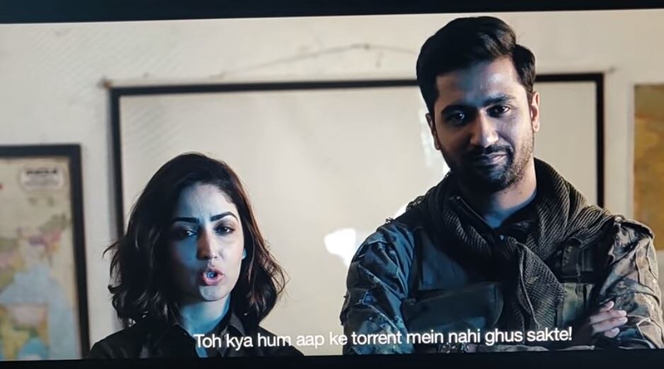 Uri: The Surgical Strike': Vicky Kaushal-Yami Gautam fight piracy by entering a 'pirated video'! Must Watch!