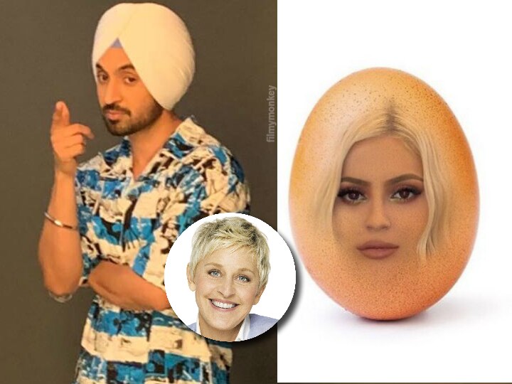 Diljit Dosanjh goes gaga over Kylie Jenner's photoshopped egg image posted by Ellen DeGeneres to get most likes! Diljit Dosanjh goes gaga over Kylie Jenner's photoshopped egg image posted by Ellen DeGeneres to get most likes!