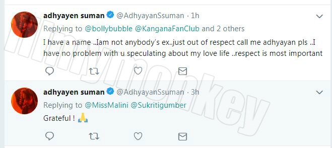 Adhyayan Suman objects to Kangana's name being used in his latest dating reports with Maera Mishra!