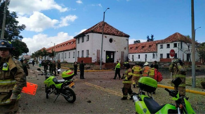 Bogota: 10 killed, 65 injured in car bomb attack on Colombian police academy Bogota: 10 killed, 65 injured in car bomb attack on Colombian police academy