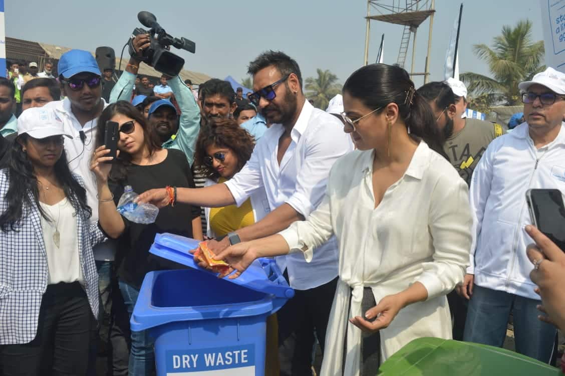 In PICS: Ajay Devgn & Kajol support initiative to turn plastic 'fantastic