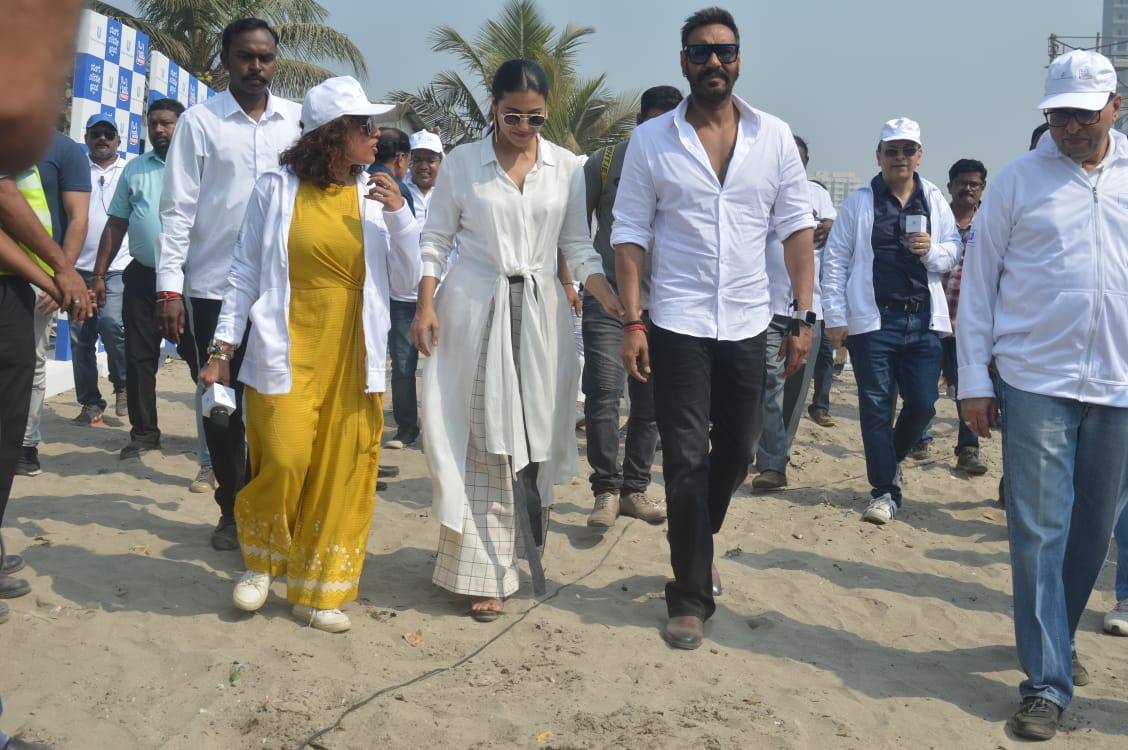 In PICS: Ajay Devgn & Kajol support initiative to turn plastic 'fantastic