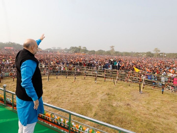 Not even once they chanted 'Bharat Mata Ki Jai': Amit Shah on Mamata's Kolkata rally Not even once they chanted 'Bharat Mata Ki Jai': Amit Shah on Mamata's Kolkata rally