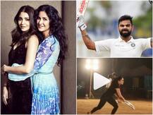 WATCH: Katrina Kaif plays cricket on ‘Bharat’ sets, asks Anushka to put in a word with Virat Kohli