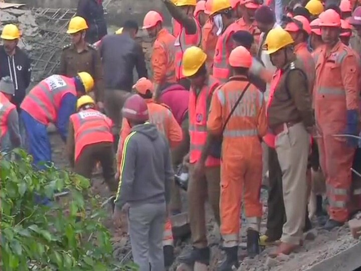 Gurugram: Four-storey under-construction building collapses, six feared trapped Gurugram: Four-storey under-construction building collapses, six feared trapped