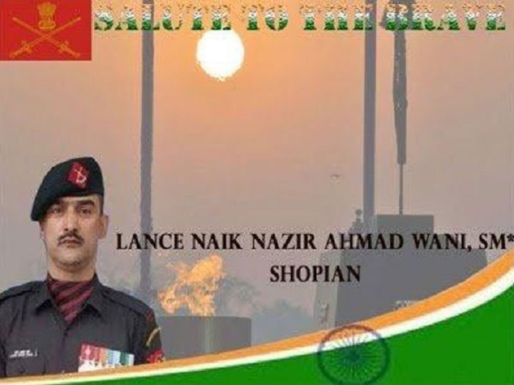 Terrorist-turned-soldier Lance Naik Nazir Wani to be conferred with Ashok Chakra this Republic Day Terrorist-turned-soldier Lance Naik Nazir Wani to be conferred with Ashok Chakra this Republic Day