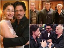 PICS: Alia hugs SRK, Salman poses with Mahesh Bhatt; See all INSIDE photos from Sakshi Bhatt’s wedding reception