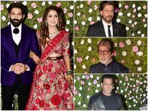 PICS: Amitabh Bachchan, Salman, SRK & other B\'wood celebs attend Amit Thackeray\'s wedding reception