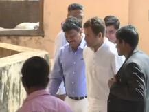 Rahul Gandhi pays surprise visit to the Goa Assembly as party leaders boycott Budget Session