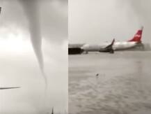 WATCH: Buses turn, aircrafts get blown away as massive tornado strikes Turkish airport