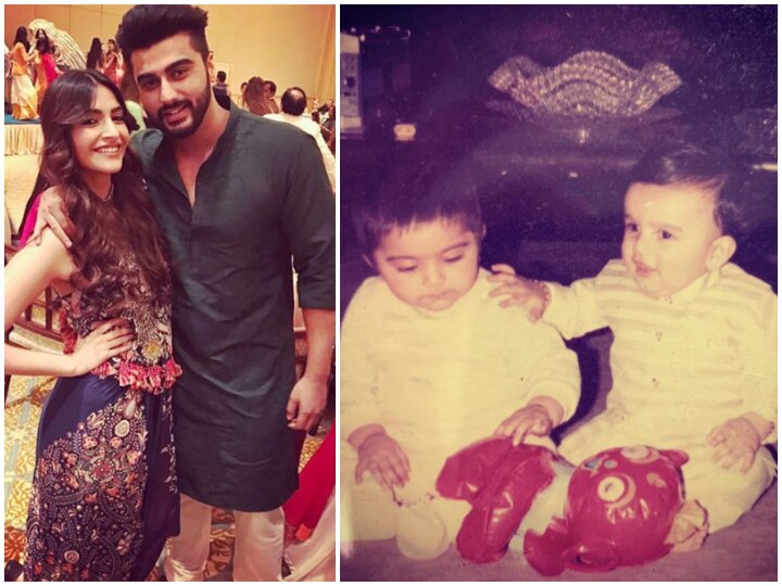 Arjun Kapoor shares childhood pics with Sonam Kapoor; Says she is courageous & beautiful! Arjun Kapoor shares childhood pics with Sonam Kapoor; Says she is courageous & beautiful!