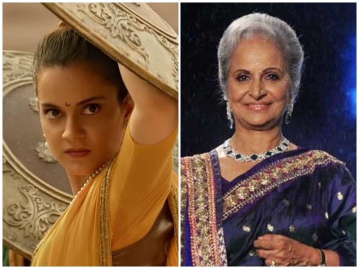 Proud of Kangana for making 'Manikarnika - The Queen of Jhansi': Waheeda Rehman Proud of Kangana for making 'Manikarnika': Waheeda Rehman