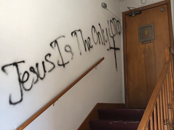 US: Hindu temple vandalised in Kentucky by miscreants in hate crime US: Hindu temple vandalised in Kentucky by miscreants in hate crime