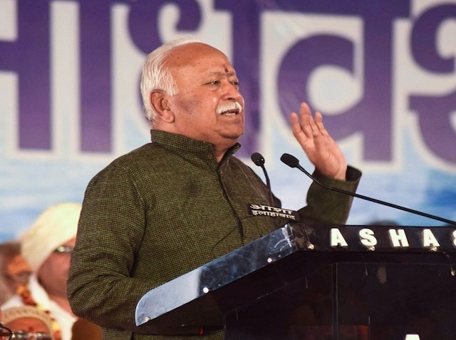 Bhagwat says 'attempts being made to divide Hindu society', calls for unity through 'religious renaissance' Mohan Bhagwat says attempts being made to divide Hindu society, calls for unity through religious renaissance