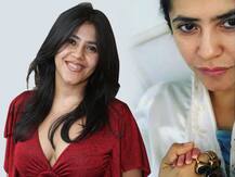 Here\'s Ekta Kapoor\'s newborn son Ravie Kapoor\'s first pic! Mommy holding baby boy\'s hands is just too Awww!