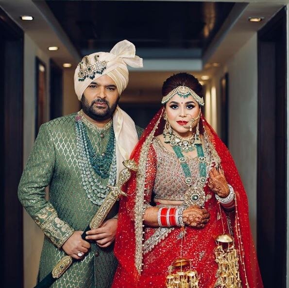 Inside pictures & videos from Kapil Sharma-Ginni Chatrath's Delhi Wedding reception!