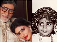 Amitabh Bachchan shares HEARTFELT post for daughter Shweta & you CAN\'T MISS the \'Ghunghat\' picture!