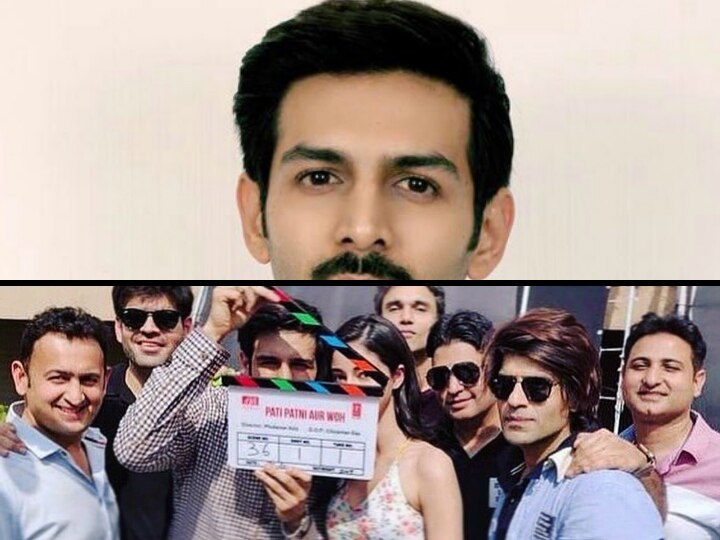 Pati Patni Aur Woh: Kartik Aaryan sports a moustache as he shares his first look as 'Chintu Tyagi' from Lucknow in the film! Pati Patni Aur Woh: Kartik Aaryan sports a moustache as 'Chintu Tyagi'; Finally reveals his first look!