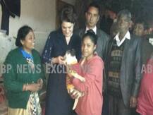 EXCLUSIVE PHOTOS: Priyanka Gandhi visits slum dwellers for the first time after entering politics