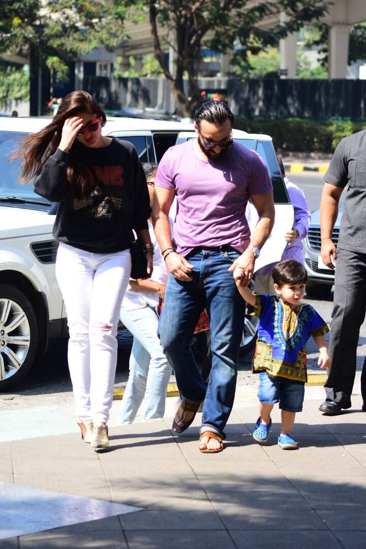 The lil prince accompanied his mom & dad and was looking super adorable