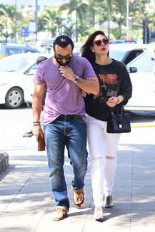 PHOTOS: Taimur Ali Khan steals the LIMELIGHT from his STYLISH parents Saif & Kareena as they step out for family lunch!