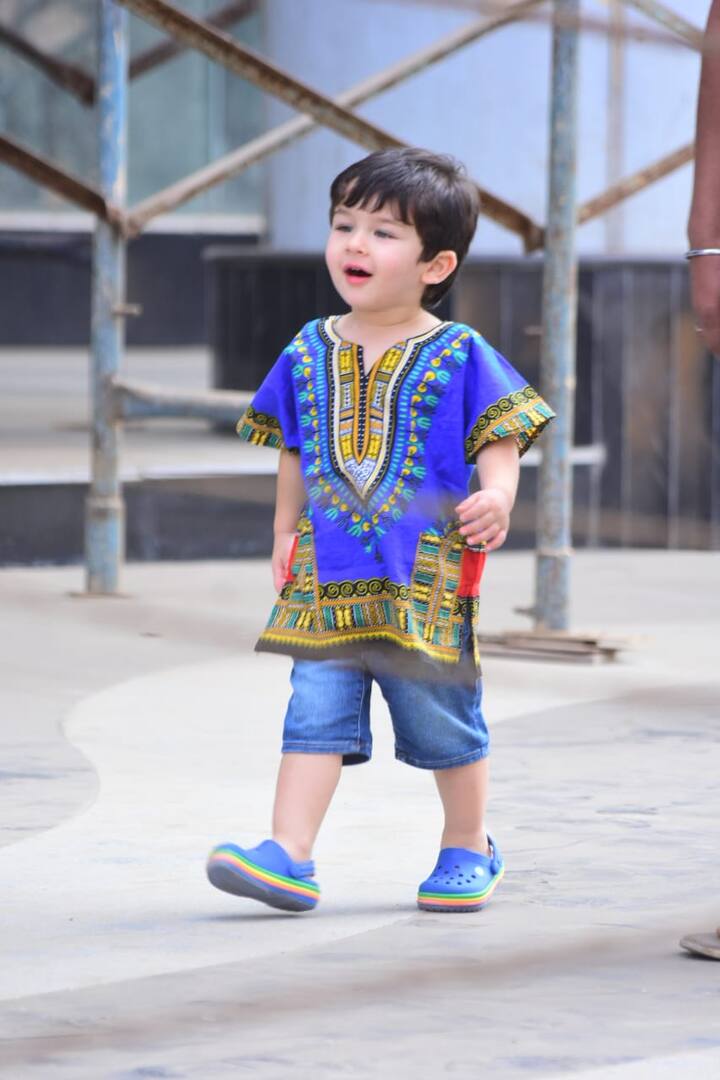 But like always it was their two year old son Taimur who hogged the limelight from his star parents. 