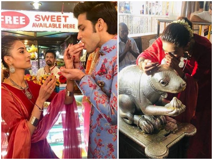 Kasautii Zindagii Kay: Erica Fernandes & Parth Samthaan aka Prerna-Anurag seek blessing at Siddhivinayak temple before onscreen wedding! See pics! PICS: 'Kasautii...' leads Parth Samthaan & Erica Fernandes seek blessings at Siddhivinayak before onscreen wedding!