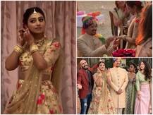 PICS & VIDEO! ‘Yeh Rishta Kya Kehlata Hai’ actress Mohena Kumari Singh looks BEAUTIFUL at her engagement