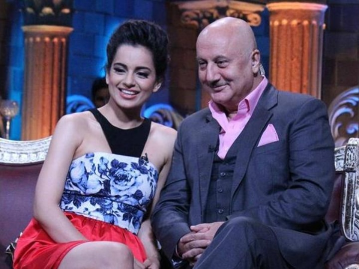 Anupam Kher calls 'Manikarnika' actress Kangana Ranaut a ROCKSTAR, says she is real example of women empowerment Anupam Kher calls Kangana Ranaut a ROCKSTAR, says she is real example of women empowerment