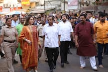 PICS! Mukesh Ambani with wife Neeta & son Ananat visits Siddhivinayak temple, offers invitation card to Akash-Shloka Wedding!