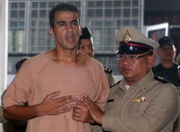 Al-Araibi denies the charges and human rights activists say he could face torture if sent back to Bahrain. He has also been a vocal critic of Bahraini authorities, the BBC reported. (Photo by Chaiwat Subprasom/SOPA Images/LightRocket via Getty Images)