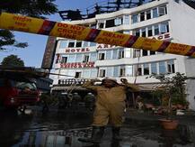 PICTURES: Two people jump from burning Karol Bagh hotel in Delhi