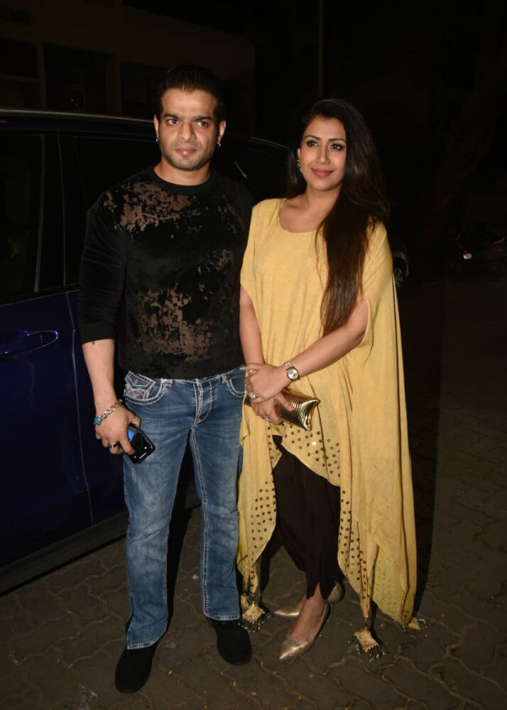 PICS & VIDEOS: 'Kasautii...' & 'Yeh Hai Mohabbatein' cast, pregnant Surveen Chawla & others attend Ekta Kapoor’s son's Naamkaran ceremony!