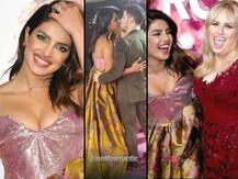 Isn\'t It Romantic Premiere: Priyanka Chopra & Nick Jonas share a kiss as actress attends event with Rebel Wilson & other cast in LA!