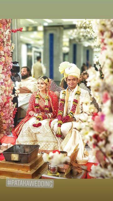 PICS: Newly-married Palak Jain & Tapasvi Mehta host wedding reception for family and friends!