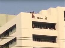 WATCH: Four-year-old girl hangs from roof of 7-storey hospital; \'heart-stopping\' video goes viral