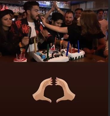 PICS & VIDEO: TV actress Hina Khan dances her heart out with boyfriend Rocky Jaiswal on his birthday!