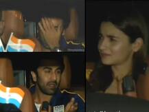 Lovers Tiff: Ranbir Kapoor looks irritated with Alia Bhatt as the two argue in the car during \'Gully Boy\' screening; Fans SLAM the actor!