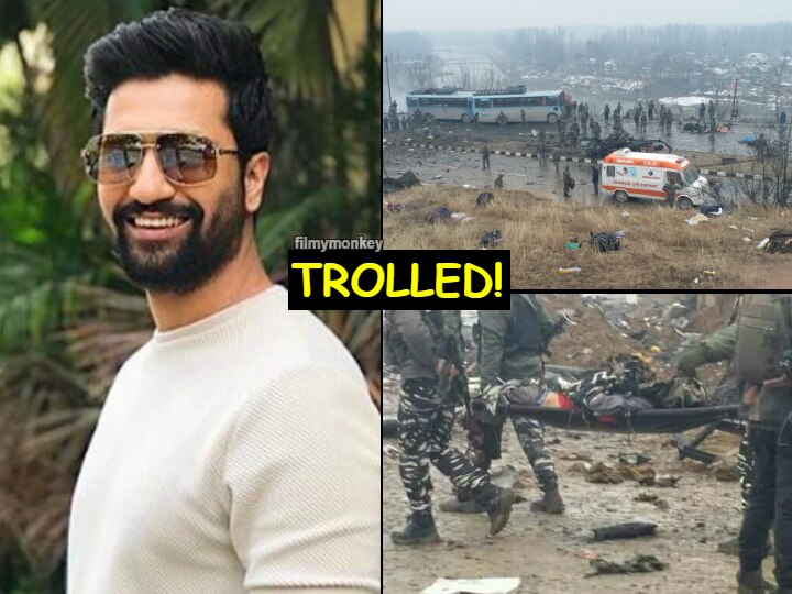 Pulwama Terror Attack: 'Uri' actor Vicky Kaushal posts a smiling pic, TROLLED; Disheartened fans SLAM him for ignoring the terror attack! Pulwama Terror Attack: 'Uri' actor Vicky Kaushal posts a smiling pic, TROLLED; Disheartened fans SLAM him!