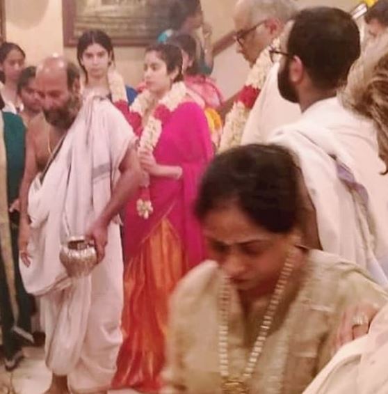 Sridevi’s first death Anniversary: An emotional Boney Kapoor with daughters Janhvi & Khushi holds pooja in Chennai; SEE PICS