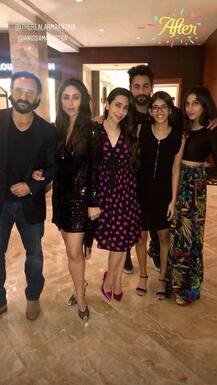 PICS: Kapoor sisters- Kareena & Karisma celebrate their dad Randhir Kapoor\'s BIRTHDAY with a FAMILY DINNER