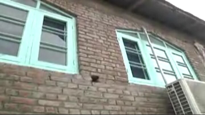 Pulwama blast shatters window panes, cracks wall of local mosque & houses Pulwama blast shatters window panes, cracks wall of local mosque & houses