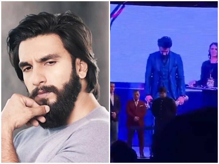 Pulwama terror attack: Ranveer Singh observes a minute's silence with audience for martyrs at an award show! Watch Video! Pulwama terror attack: Ranveer Singh observes a minute's silence for martyrs at an award show! VIDEO INSIDE!