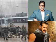 Pulwama attack: Amitabh Bachchan, Salman Khan & other B\'wood celebs observe black day as a tribute to CRPF martyrs