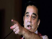 Eggs, stones hurled at meeting addressed by Kamal Haasan, two held