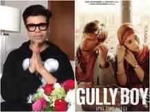 Karan Johar shares heartfelt post for Ranveer Singh-Alia Bhatt\'s ‘Gully Boy’ team, calls it a “cult classic”