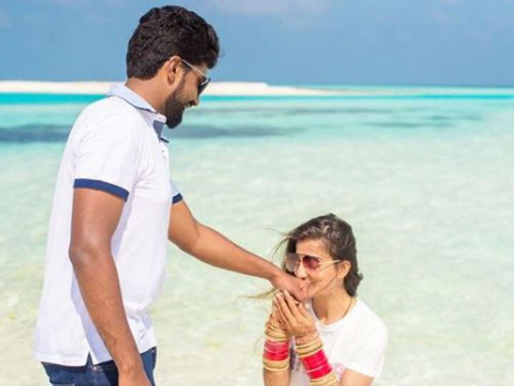 Saath Nibhana Saathiya actress Lovey Sasan, husband Koushik Krishnamurthy's HONEYMOON PICS from Maldives Newlywed TV actress Lovey Sasan shares ROMANTIC PICS with hubby from her Maldivian HONEYMOON